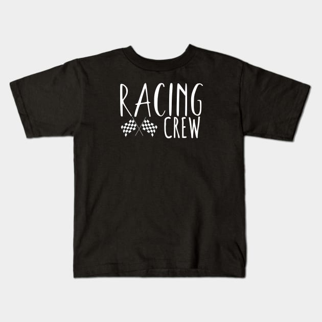 Racing crew Kids T-Shirt by maxcode